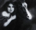 Girl with a horse